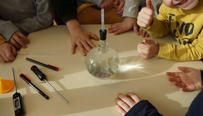 Enfants participant au programme pédagogique